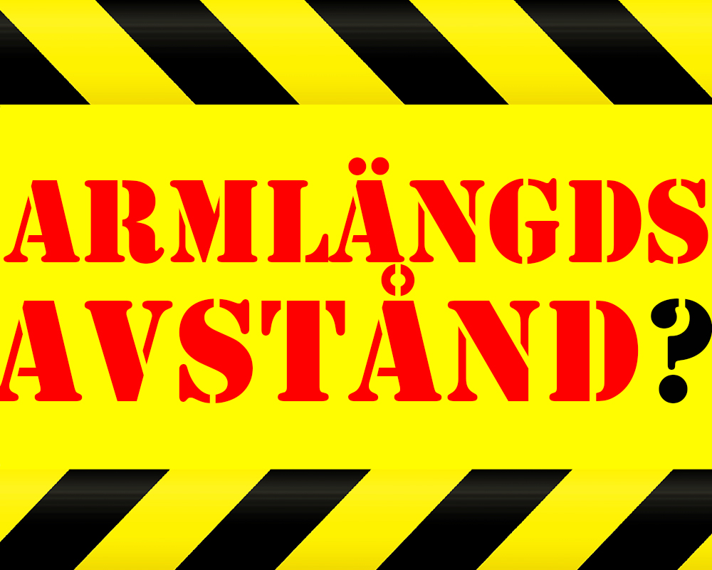 Föreläsning om ”Armlängds avstånd” 3 oktober